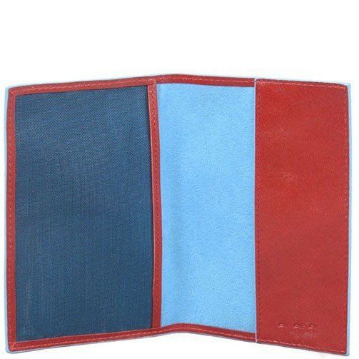 Обложка для паспорта красная Piquadro Blue Square (AS300B2_R) купить недорого в Ты Купи