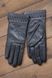Перчатки женские чёрные кожаные сенсорные 949s3 L Shust Gloves