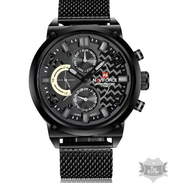Чоловічий наручний спортивний годинник Naviforce Brutto (1298) купити недорого в Ти Купи
