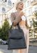 Женский кожаный шоппер Бэтси с карманом черная Краст BN-BAG-10-1-G