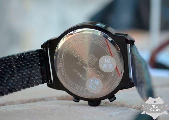 Чоловічий наручний спортивний годинник Naviforce Brutto (1298) купити недорого в Ти Купи