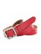 Женский кожаный ремень 2,8х100-115 см Weatro Красный kit-3cm-kozh-0018