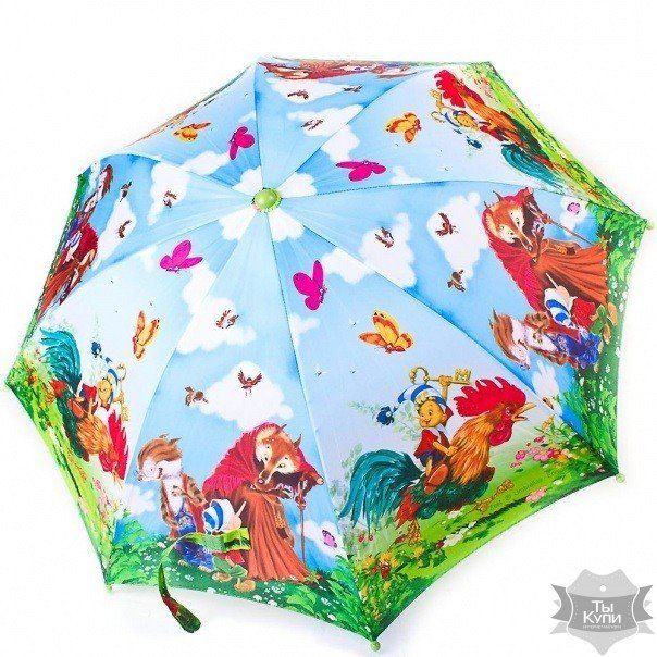 Детский зонт-трость облегченный полуавтомат ZEST купить недорого в Ты Купи