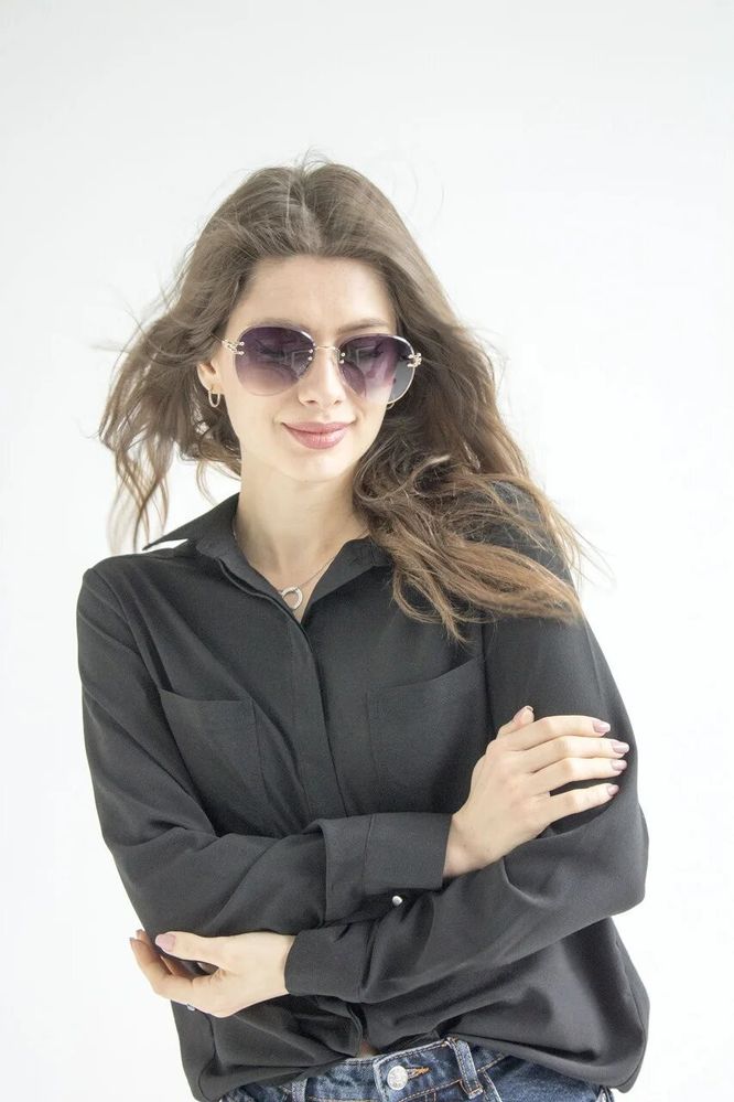 Cолнцезащитные женские очки 0375-1 купить недорого в Ты Купи