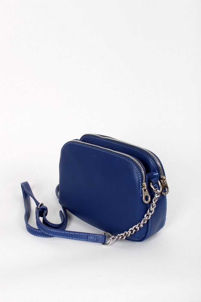 Женская синяя сумка из экокожи David Jones Каспия 6200-2T купить недорого в Ты Купи