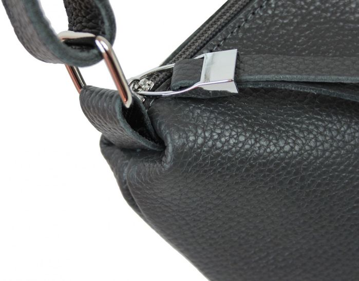 Женская кожаная сумка через плечо Borsacomoda серая 810.021 купить недорого в Ты Купи