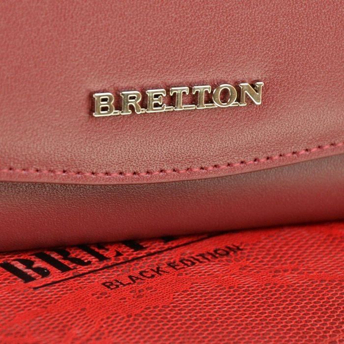 Кожаный кошелек Color Bretton W5458 d-red купить недорого в Ты Купи