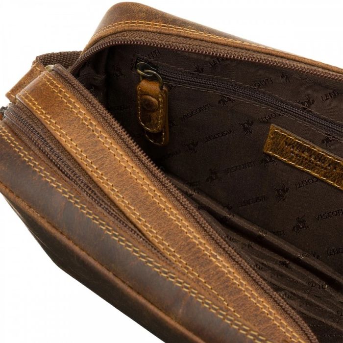 Женская кожаная сумка Visconti S40 Brooklyn (Oil Tan) купить недорого в Ты Купи