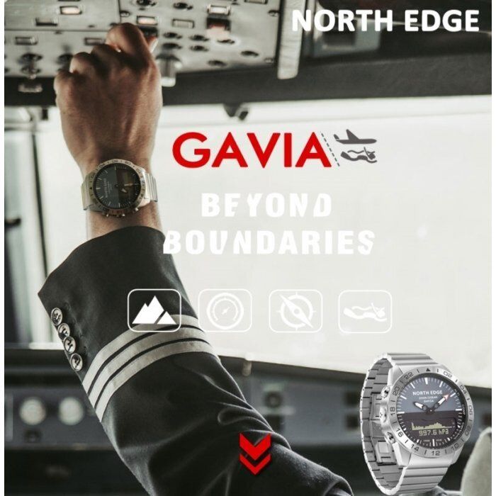 Мужские наручные часы NORTH EDGE GAVIA 20BAR 9991 купить недорого в Ты Купи