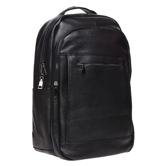 Мужской кожаный рюкзак Keizer k1336-black купить недорого в Ты Купи