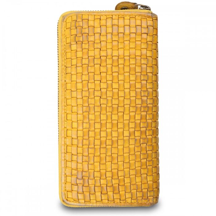 Женский кожаный кошелек Ashwood D81 Yellow (Желтый) купить недорого в Ты Купи