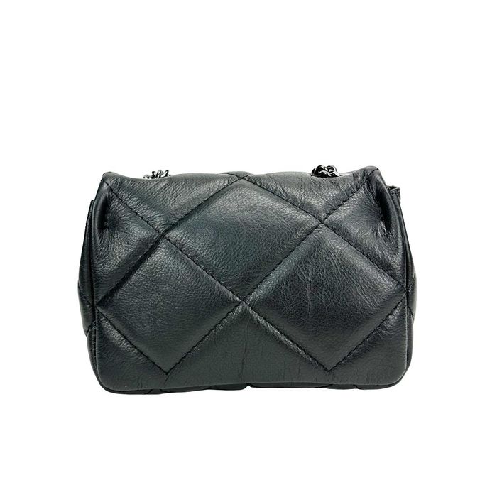Стеганная женская мягкая сумочка на цепи Firenze Italy F-IT-98106A купить недорого в Ты Купи