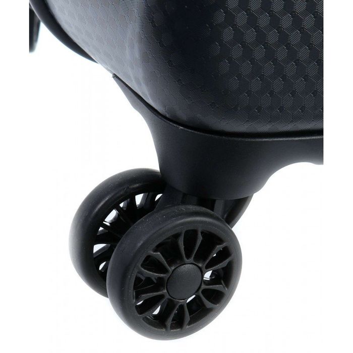 Размер S+ - Чемодан Titan Xenon Deluxe на 4 колесах темно-серый купить недорого в Ты Купи