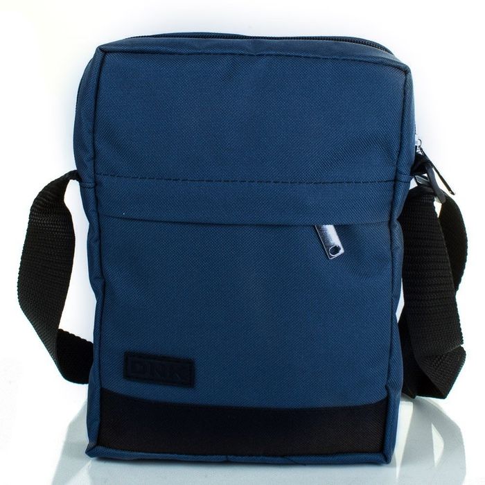 Чоловіча синя сумка-планшет DNK LEATHER dnk-bag-724-2 купити недорого в Ти Купи