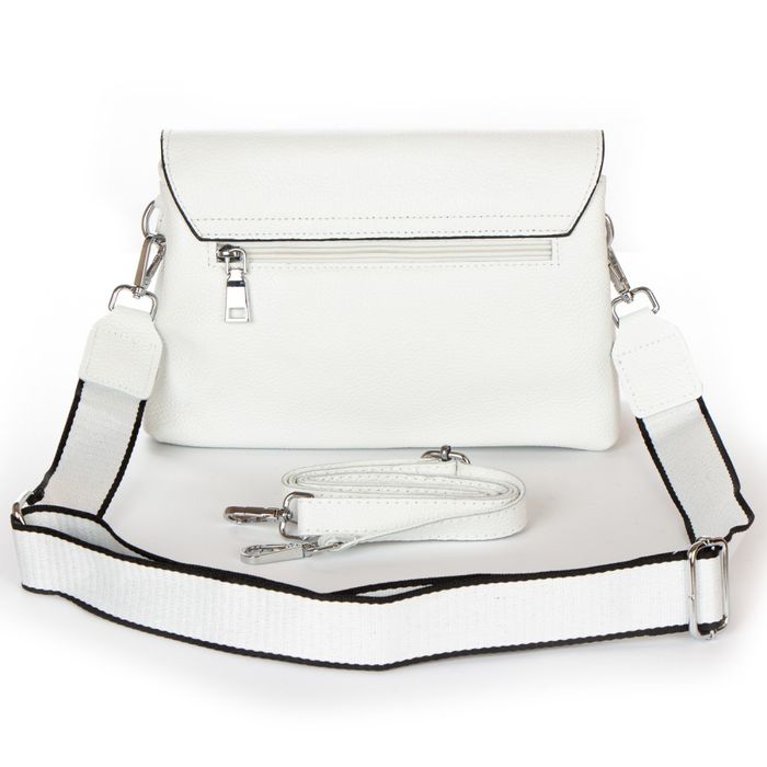 Жіноча шкіряна сумка ALEX RAI 99115 white купити недорого в Ти Купи