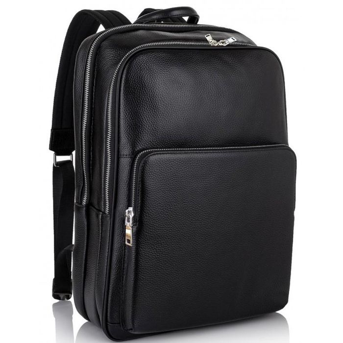 Мужской кожаный рюкзак для ноутбука на два отдела Tiding Bag NM11-184A купить недорого в Ты Купи