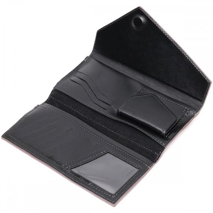 Шкіряний жіночий гаманець ручної роботи GRANDE PELLE 11648 купити недорого в Ти Купи