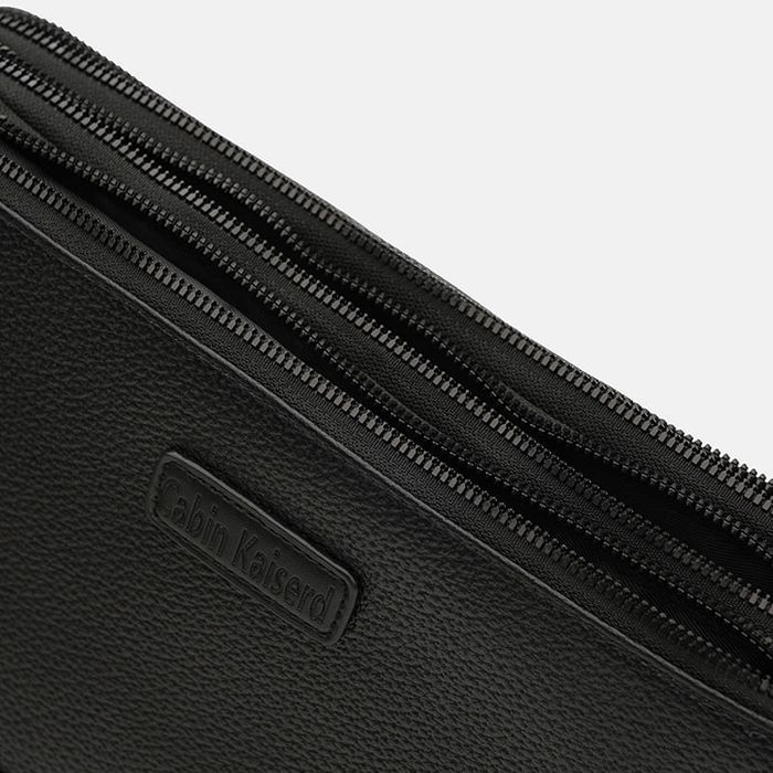 Сумка жіноча Borsa Leather k12511bl-black купити недорого в Ти Купи