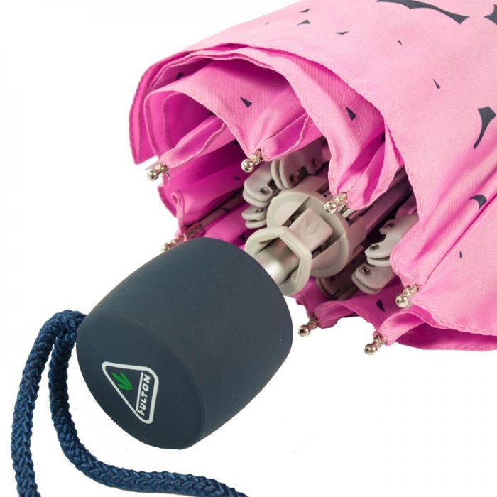 Женский механический зонт Fulton Minilite-2 L354 Floating Hearts (Плавающие сердца) купить недорого в Ты Купи