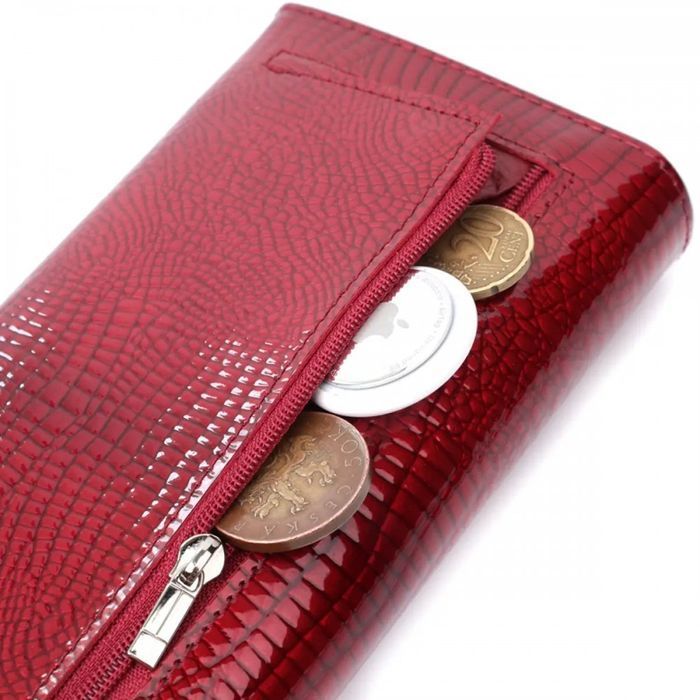 Жіночий лаковий шкіряний гаманець ST Leather 22717 купити недорого в Ти Купи