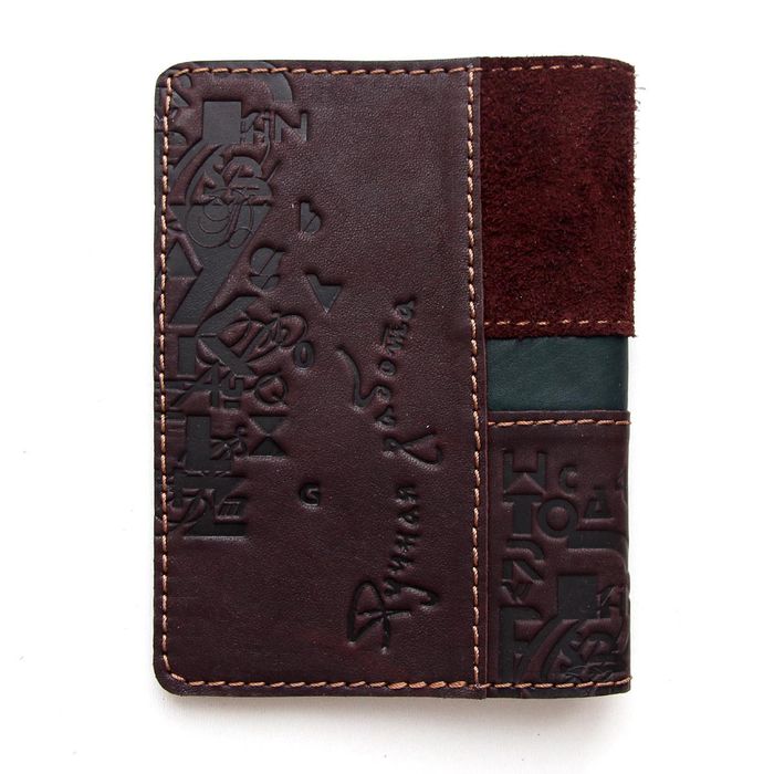 Обложка на паспорт Мануфактура Гук темно-зеленый 809-52-07 купить недорого в Ты Купи