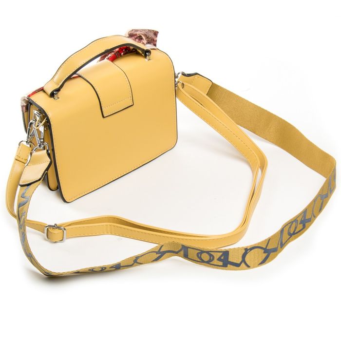Женская сумочка из кожезаменителя FASHION 04-02 1665 yellow купить недорого в Ты Купи