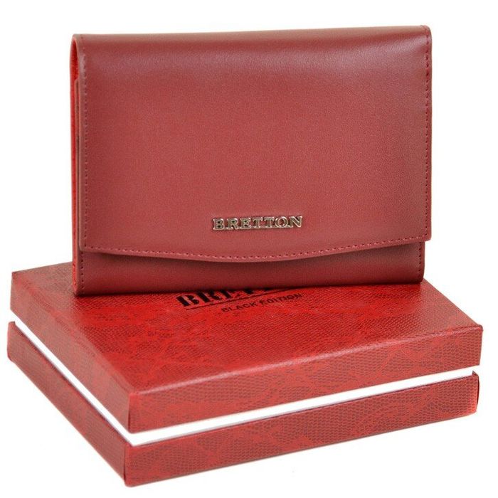 Шкіряний гаманець Color Bretton W5458 d-red купити недорого в Ти Купи