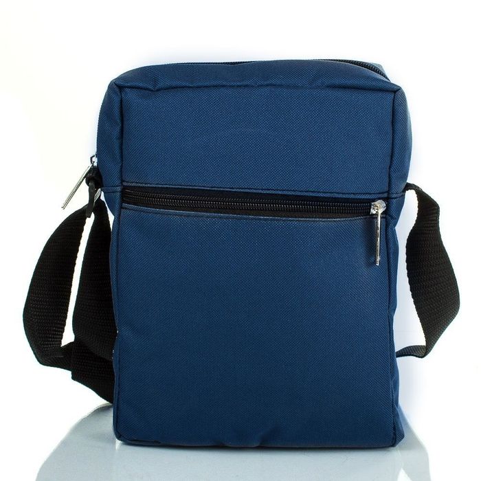 Мужская синяя сумка-планшет DNK LEATHER dnk-bag-724-2 купить недорого в Ты Купи