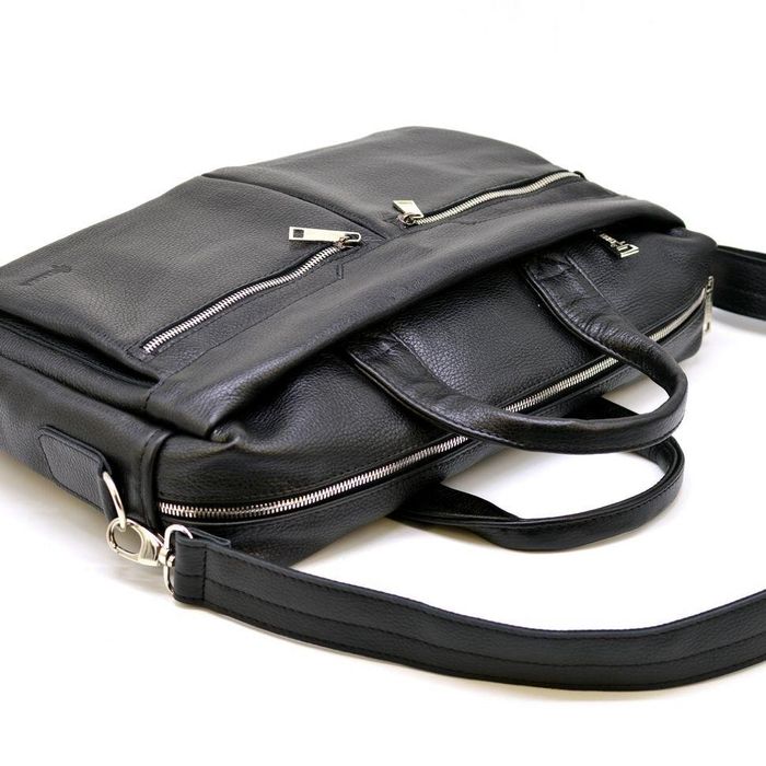 Мужская кожаная черная сумка TARWA fa-7122-3mdl купить недорого в Ты Купи