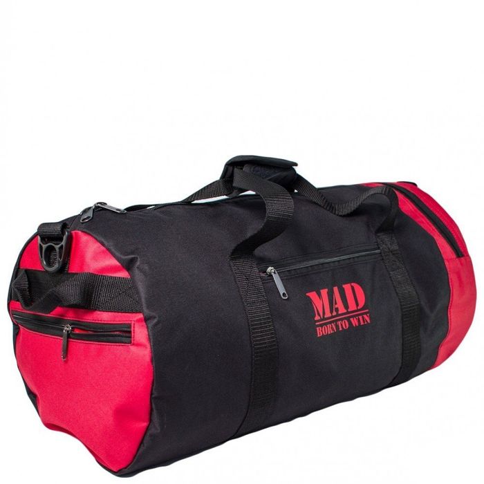Спортивна чорно-червона сумка-тубус MAD S4L8001 40L купити недорого в Ти Купи