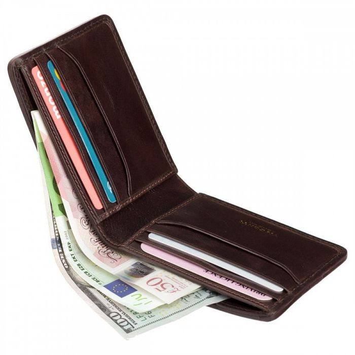 Мужской кожаный кошелек Visconti PT105 Rham (Tan/Brown) купить недорого в Ты Купи