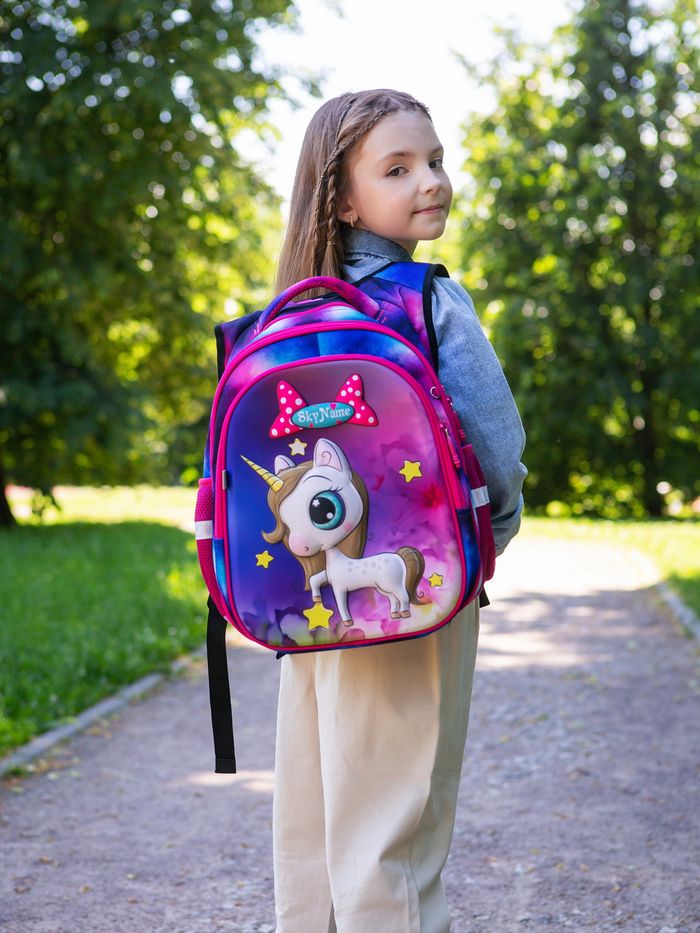 Набір шкільний для дівчинки рюкзак Winner /SkyName R1-013 + сумка для взуття (пенал у подарунок) купити недорого в Ти Купи
