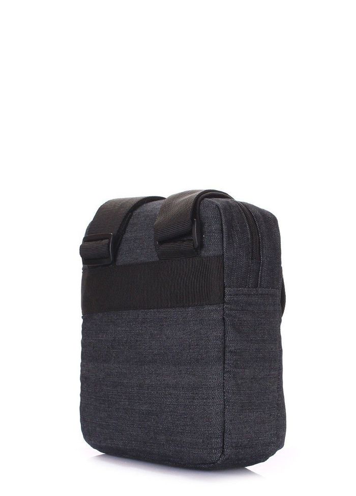 Чоловіча чорна сумка на плече POOLPARTY extreme-denim купити недорого в Ти Купи