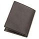 Чоловічий чорний гаманець з натуральної шкіри KARYA 17229 Чорний