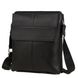 Мужская кожаная черная сумка-планшет TIDING BAG A25-064A