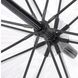 Механический женский прозрачный зонт-трость FULTON BIRDCAGE-1 L041 - BLACK WHITE