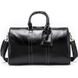 Кожаная дорожная черная сумка Joynee B10-9016