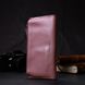 Шкіряний жіночий гаманець ручної роботи GRANDE PELLE 11648, Рожевий