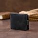 Мужское портмоне из натуральной кожи Amico матовое GRANDE PELLE 11319 Черное