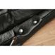 Чоловіча шкіряна чорна сумка-мішок для приладдя A25-064a