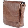 Чоловіча шкіряна коричнева сумка SHVIGEL 00978 купити недорого в Ти Купи