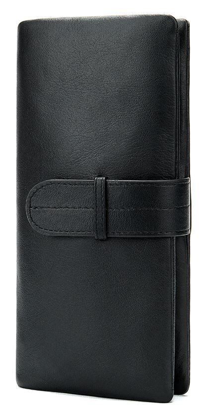 Чоловічий гаманець з натуральної шкіри Vintage 14913 Чорний купити недорого в Ти Купи