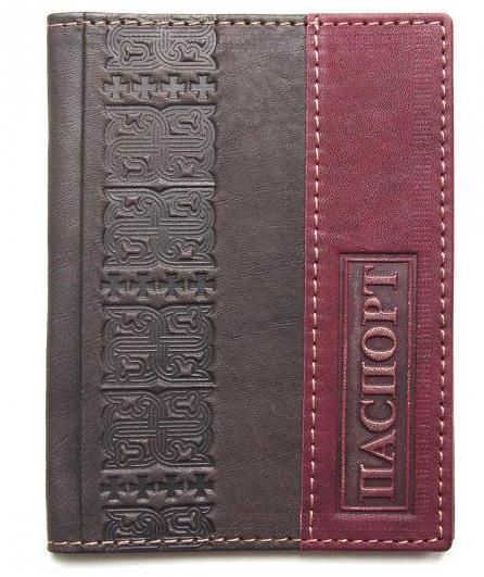 Обкладинка на паспорт Мануфактура Гук коричнева 809-32-07 купити недорого в Ти Купи