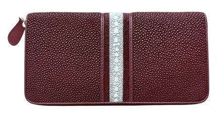 Кошелек из натуральной кожи крокодила Ekzotic Leather stw30_6 купить недорого в Ты Купи