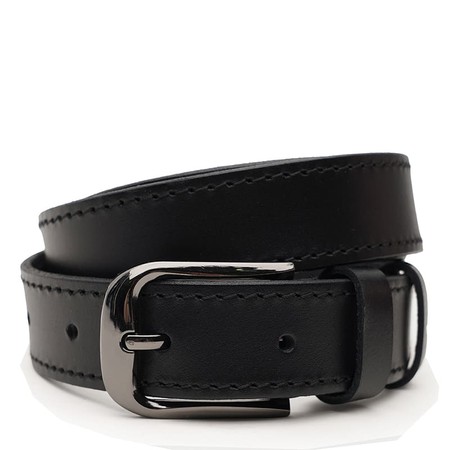 Женский кожаный ремень Borsa Leather V1FX61-black купить недорого в Ты Купи