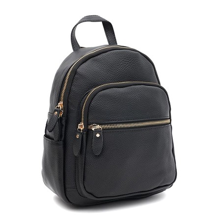 Шкіряний жіночий рюкзак Keizer K1172bl-black купити недорого в Ти Купи