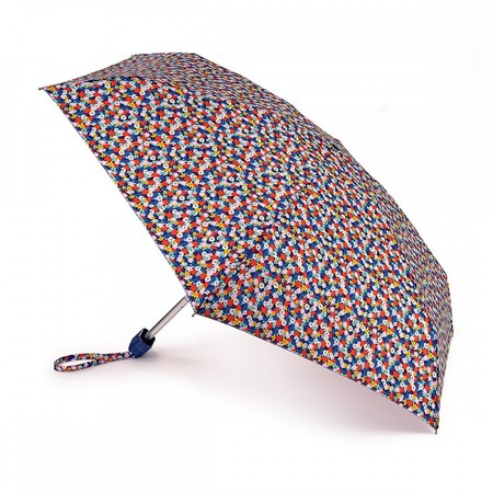 Мини зонт женский механический Fulton L501-040867 Tiny-2 Ditsy Pop (Цветы) купить недорого в Ты Купи
