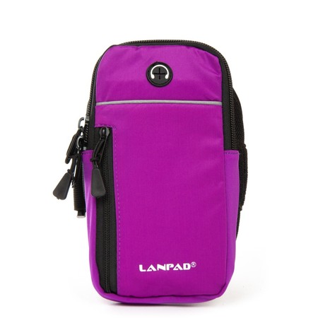 Мужская сумка на пояс-руку Lanpad 36011 purple купить недорого в Ты Купи