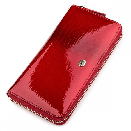 Жіночий шкіряний гаманець ST Leather 18397 (S4001A) Червоний купити недорого в Ти Купи