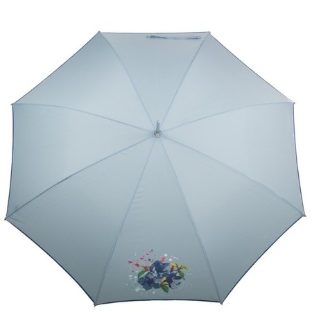 Жіночий світло-блакитний парасолька-тростина AIRTON напівавтомат купити недорого в Ти Купи